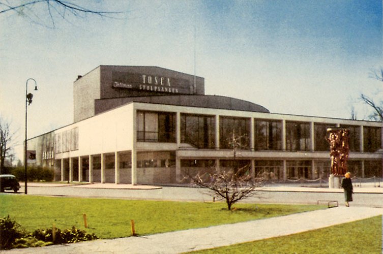 Stadsteatern på ett vykort