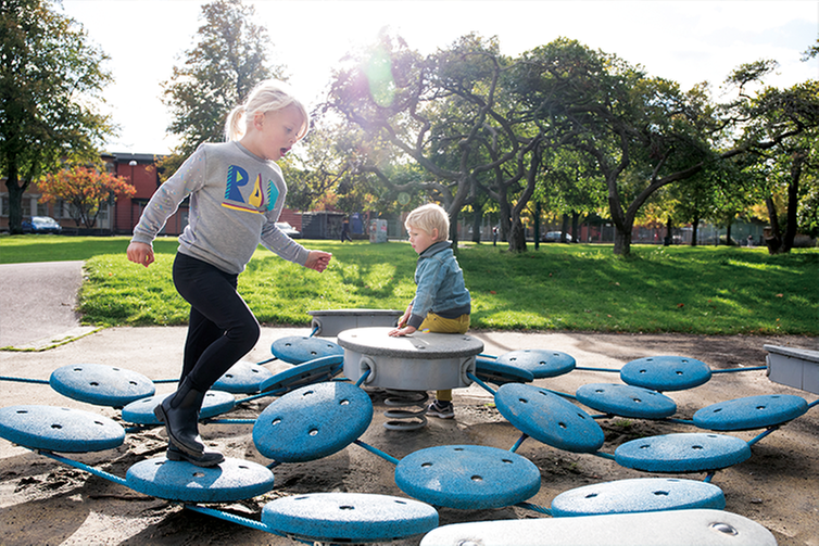 Rörelselekplatsen – Playground in Malmö