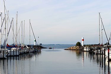 Fritidsbåtshamn i Malmö.
