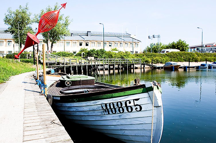 Bild på Kallebåten vid Banérskajen. 