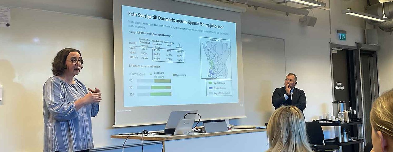 Malmö universitet presenterar rapporten vid ett seminarie.
